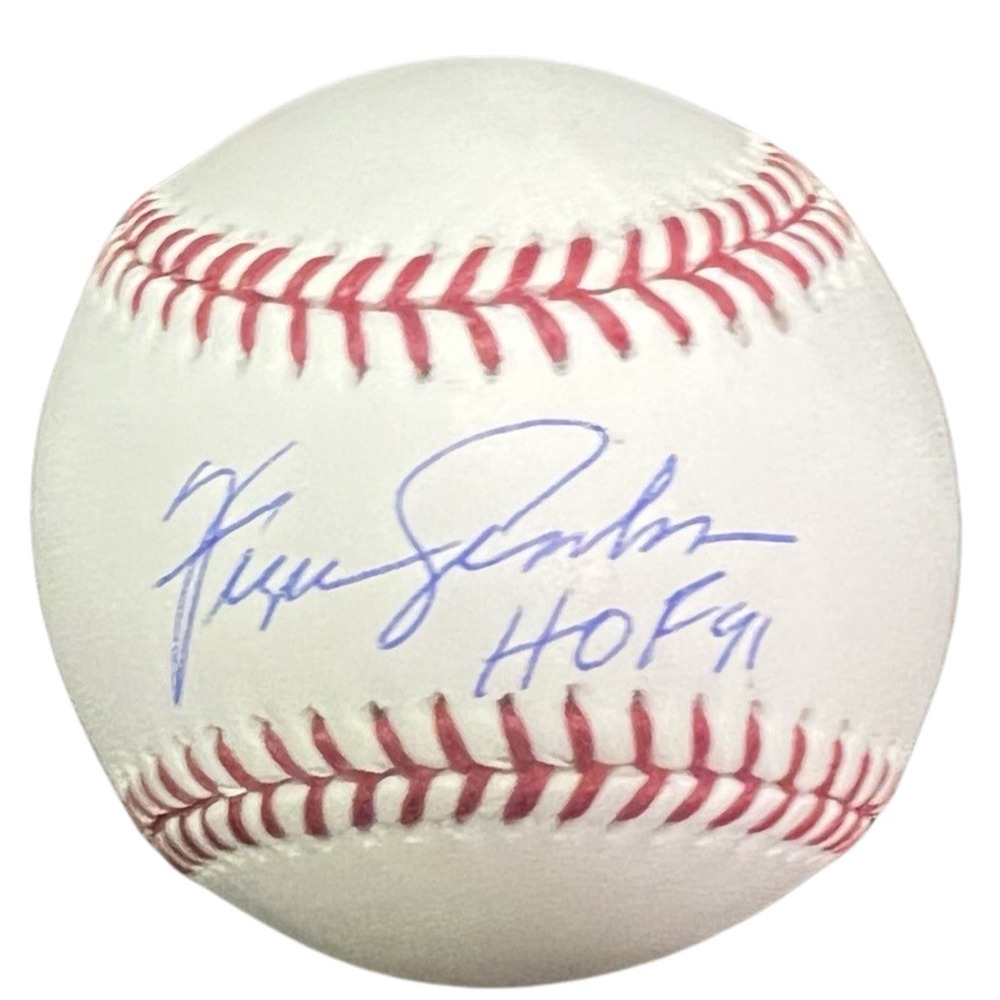 Fergie Jenkins Signed OML Baseball Texas Rangers - Chicago Cubs MLB